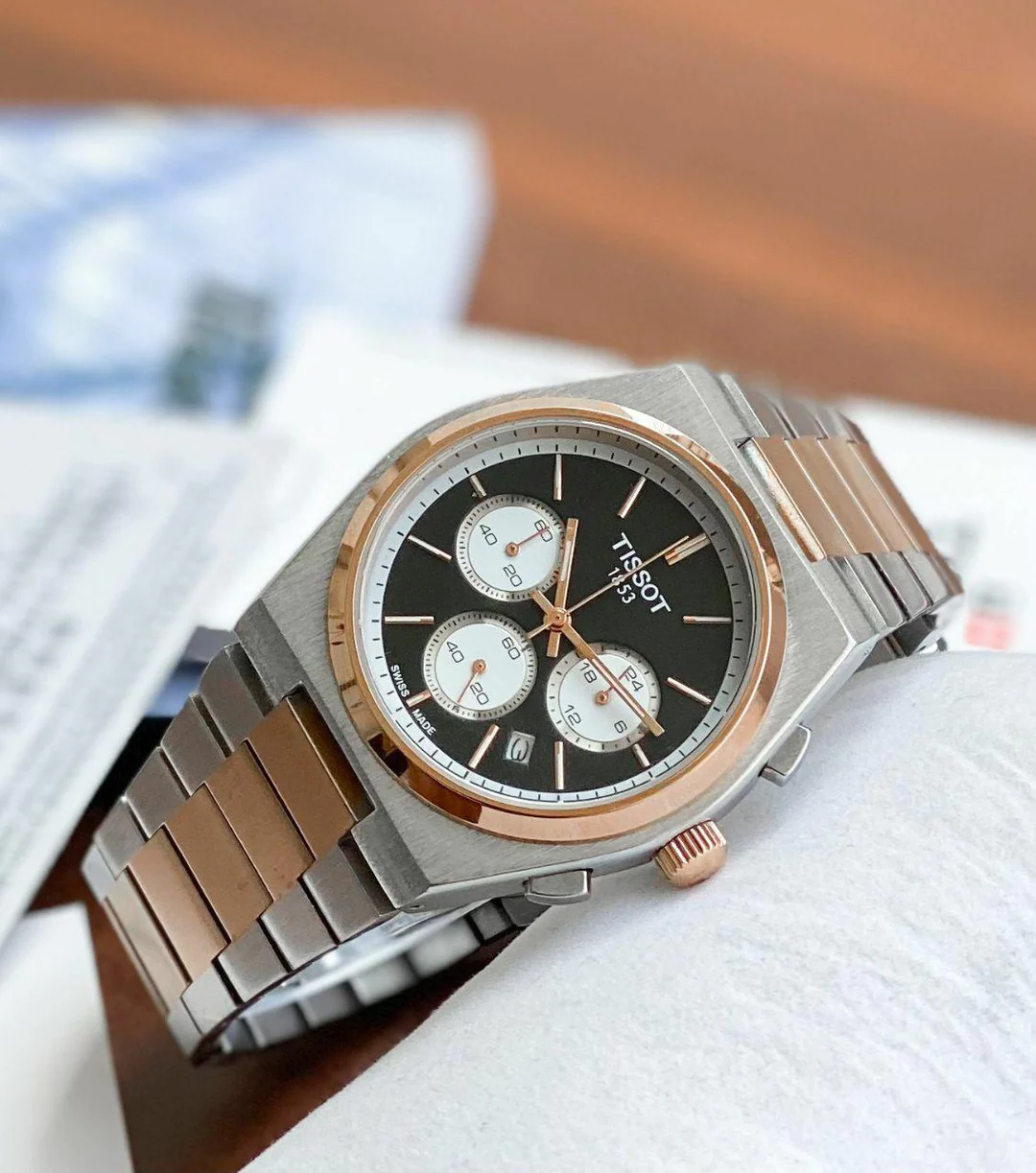 Tissot PRX 2 tone - Chronograph - Qualité supérieur