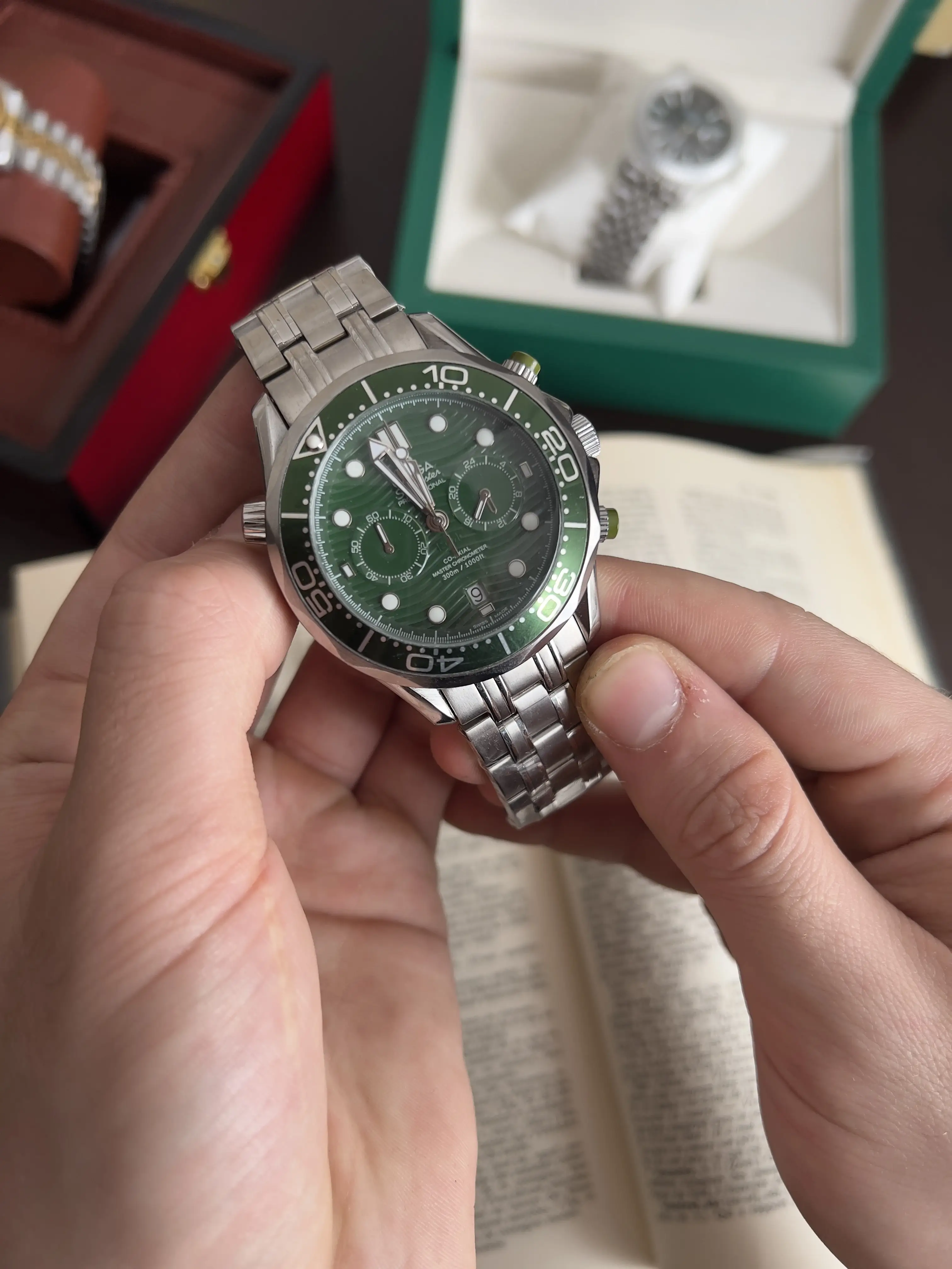 Omega Seamaster - Chronograph QUARTZ JAPONAIS ( Déstockage -40%)