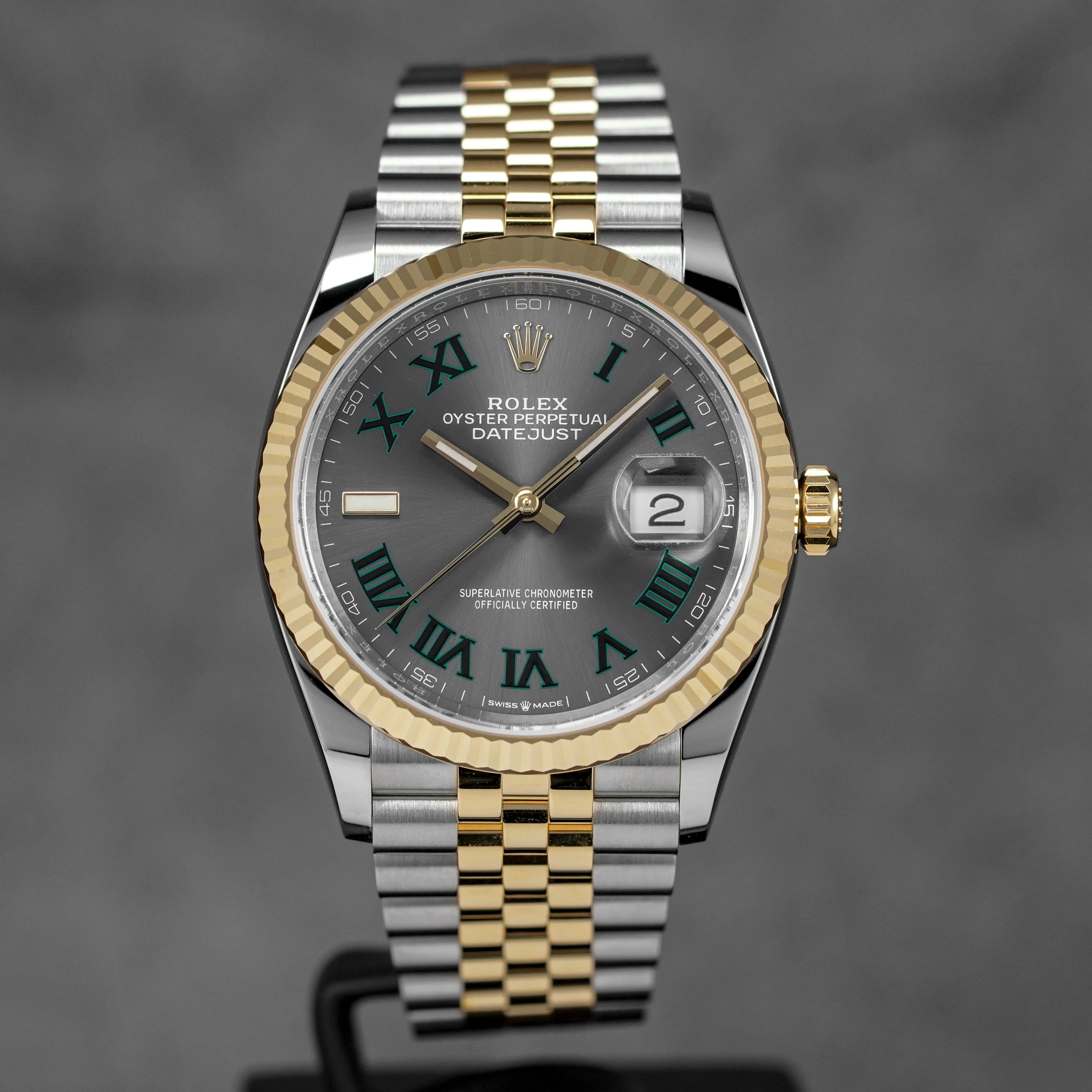 DATEJUST- deux tone  GOLD  WIMBLEDON DIAL (2026)