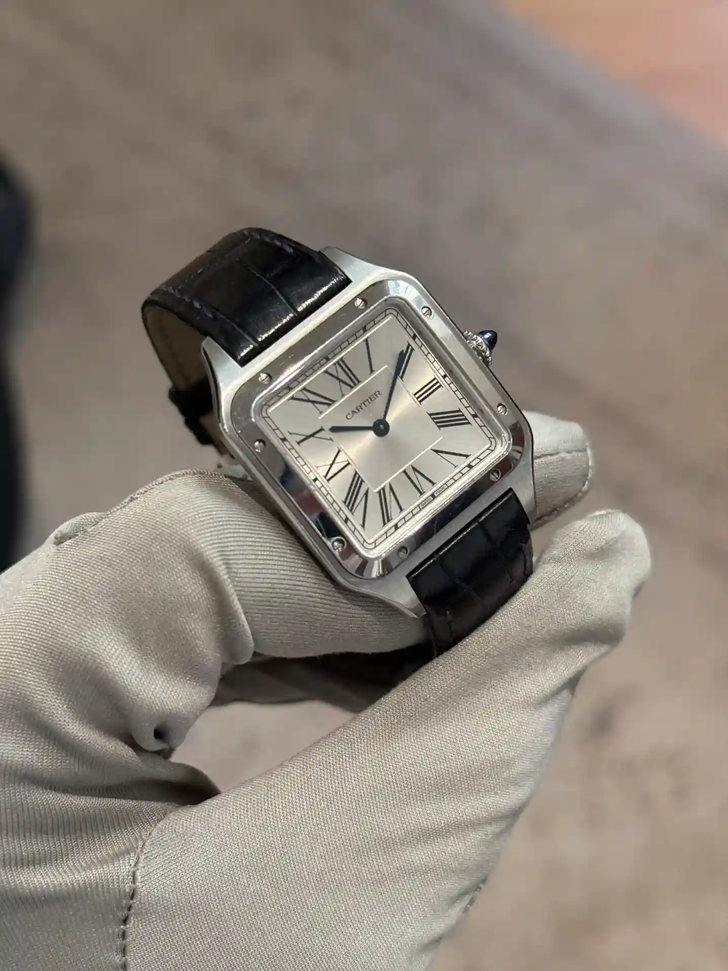 Cartier Santos-Dumont WSSA0026 - Véritable cuire - QUALITY triple A+