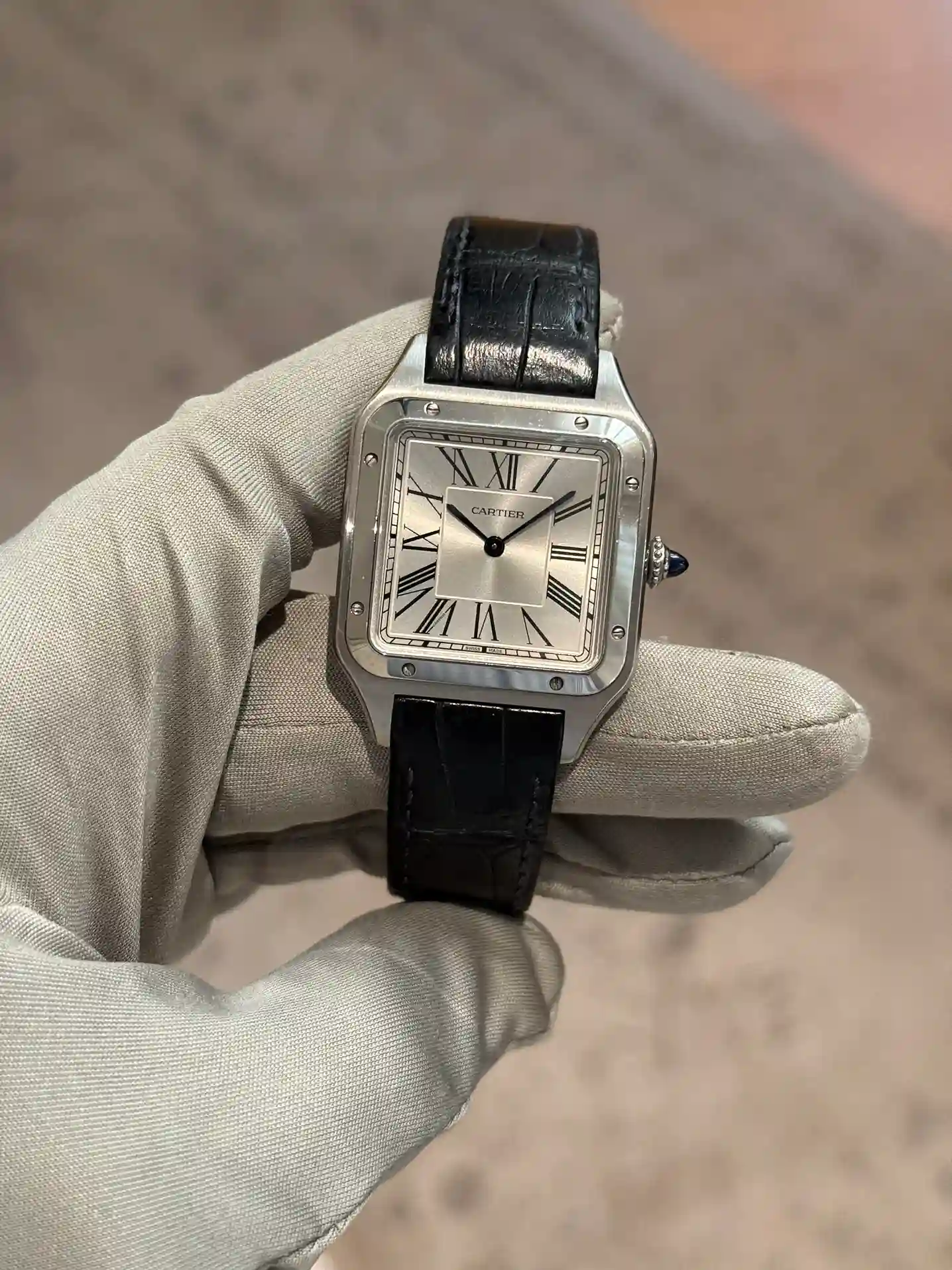 Cartier Santos-Dumont WSSA0026 - Véritable cuire - QUALITY 5A+