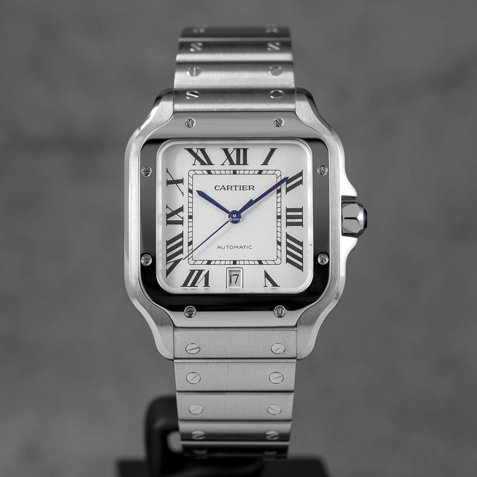 SANTOS L SILVER DIAL (2026) - Mécanique - verre crystal Sapphire