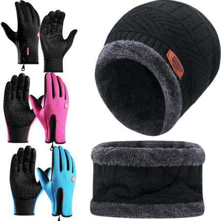 قفازات+كاشكول مع قبعة