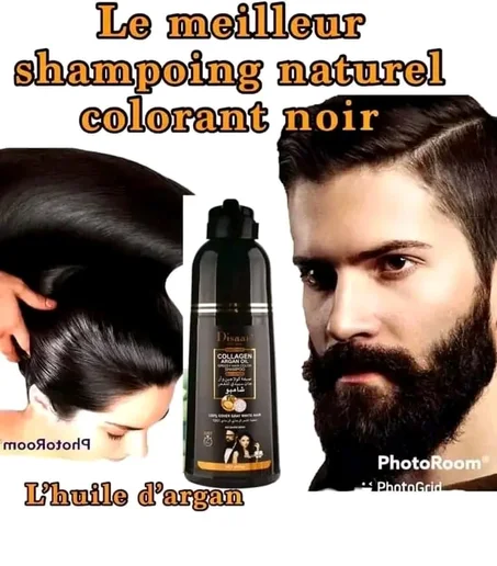 Shampoing Colorant Haute Performance – Un Noir Intense qui dure, mois après mois