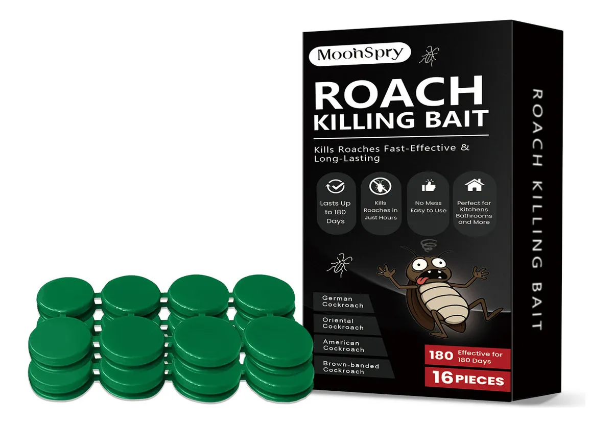Ultimate Roach Defense™ – 16-Piece Long-Lasting Bait Set
