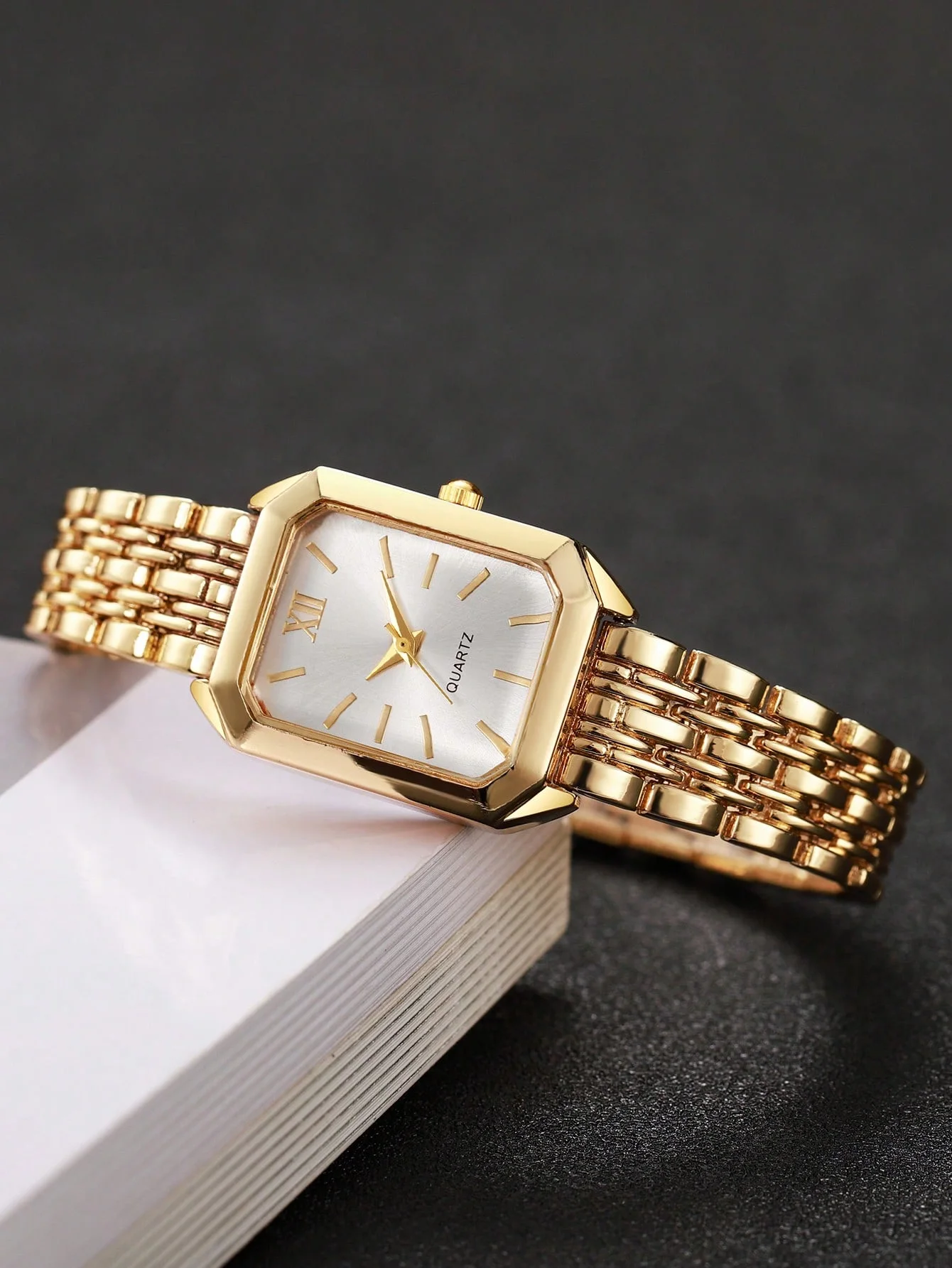 INFINÉE — 4-Piece Golden Watch & Jewellery Set · Because She Deserves Forever