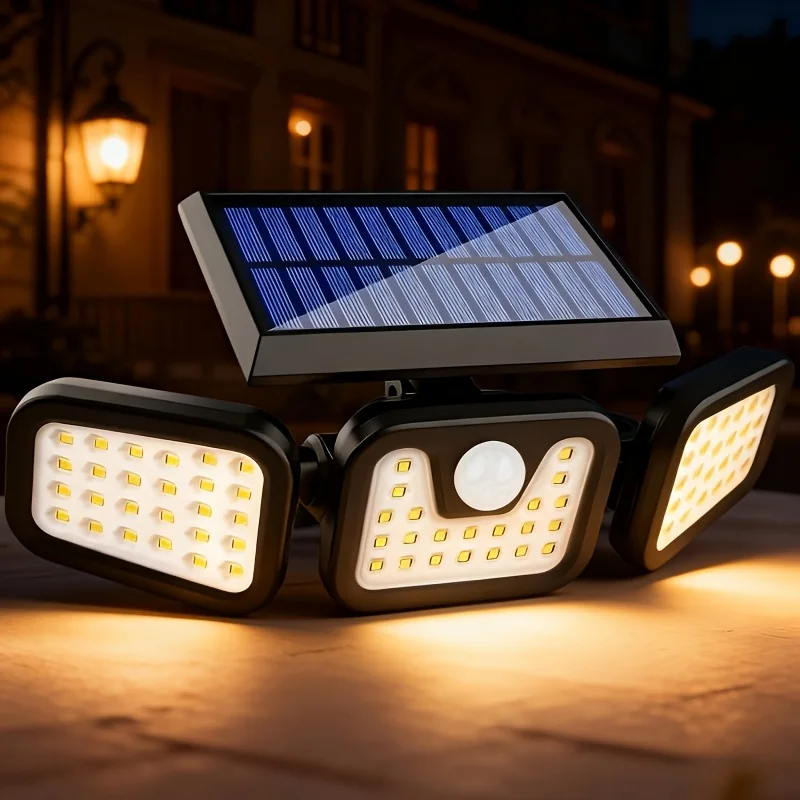 Arit Solar Motion Security Light – 198 LED Ultra-Bright Outdoor Protection