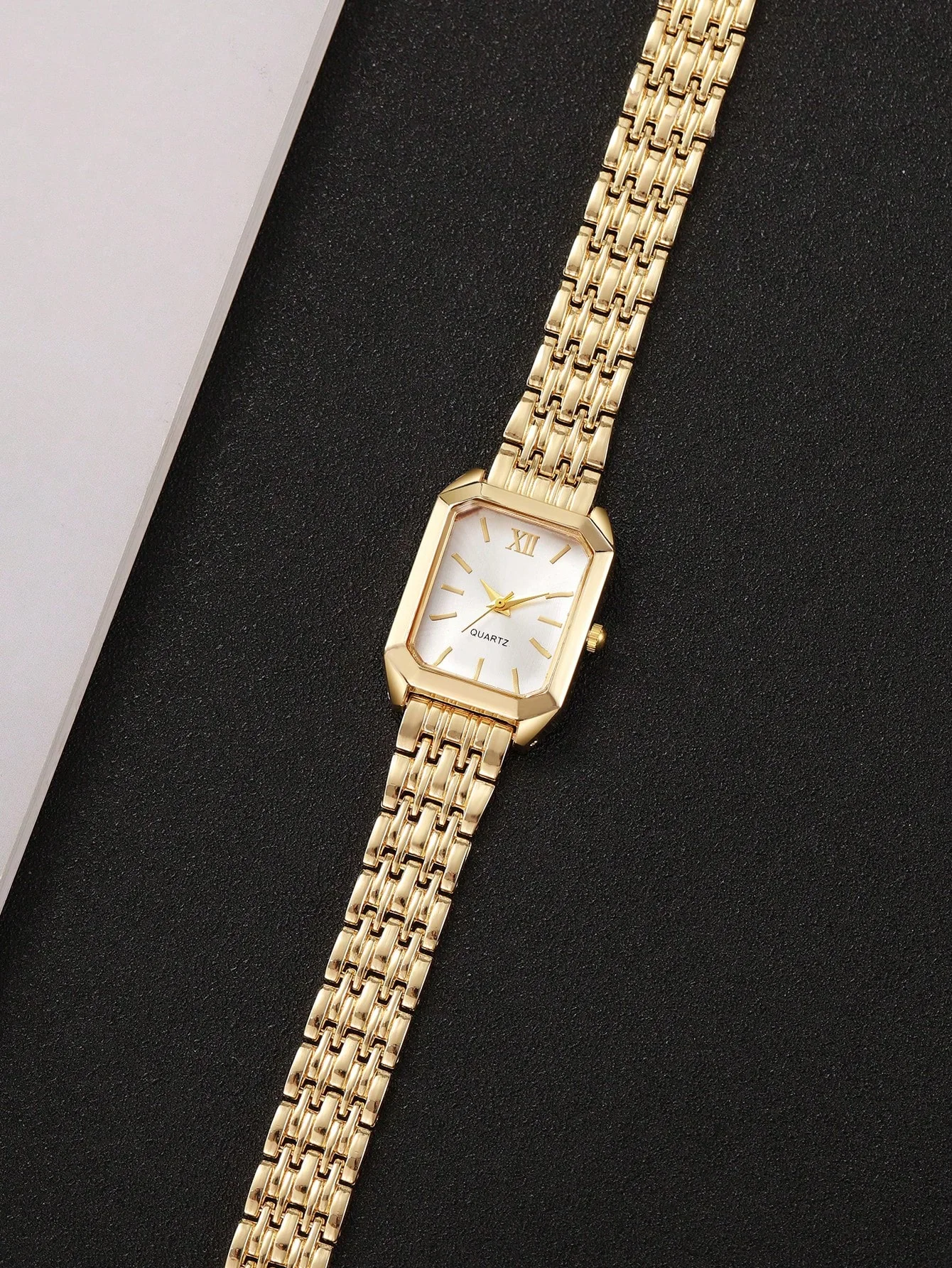 INFINÉE — 4-Piece Golden Watch & Jewellery Set · Because She Deserves Forever