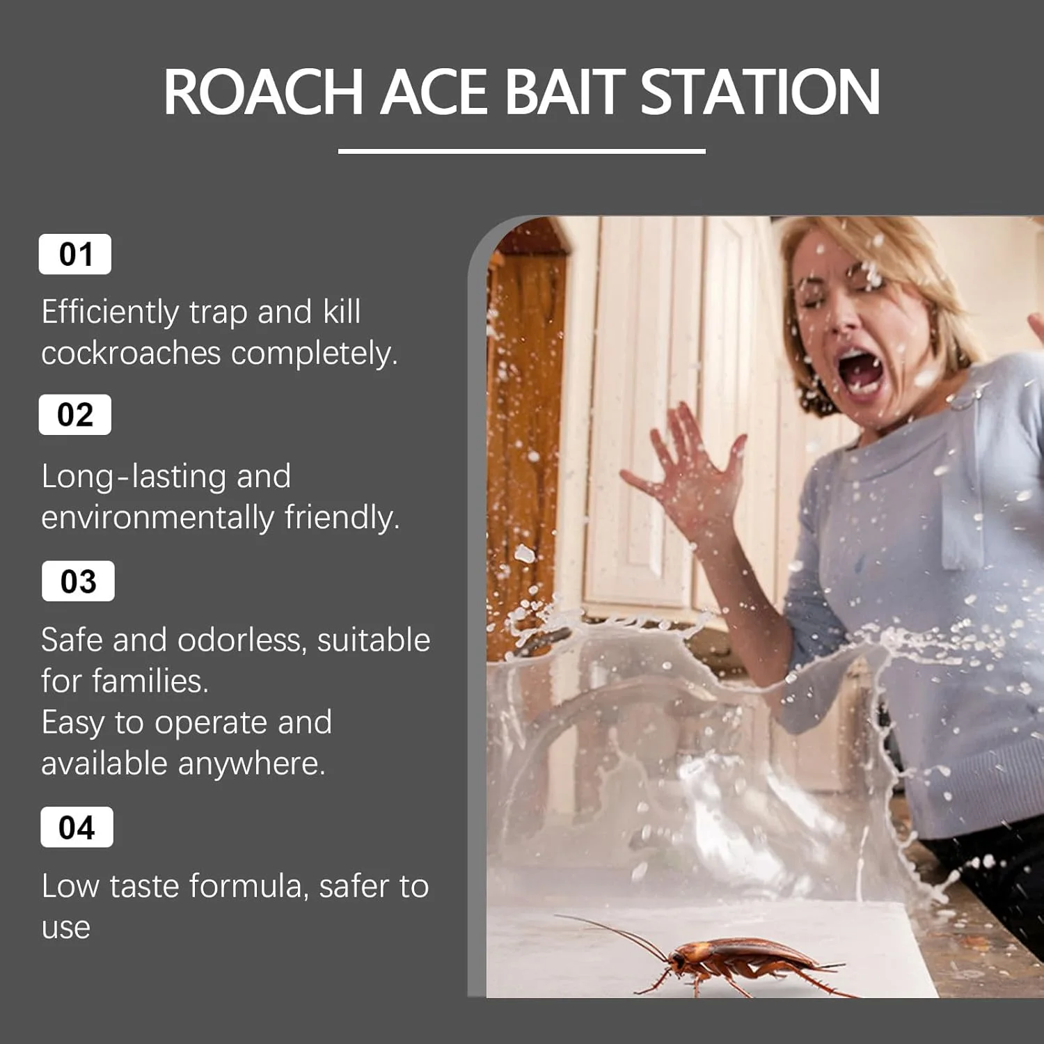 Roach Ace™ Bait Stations — End Cockroach Infestations for Good
