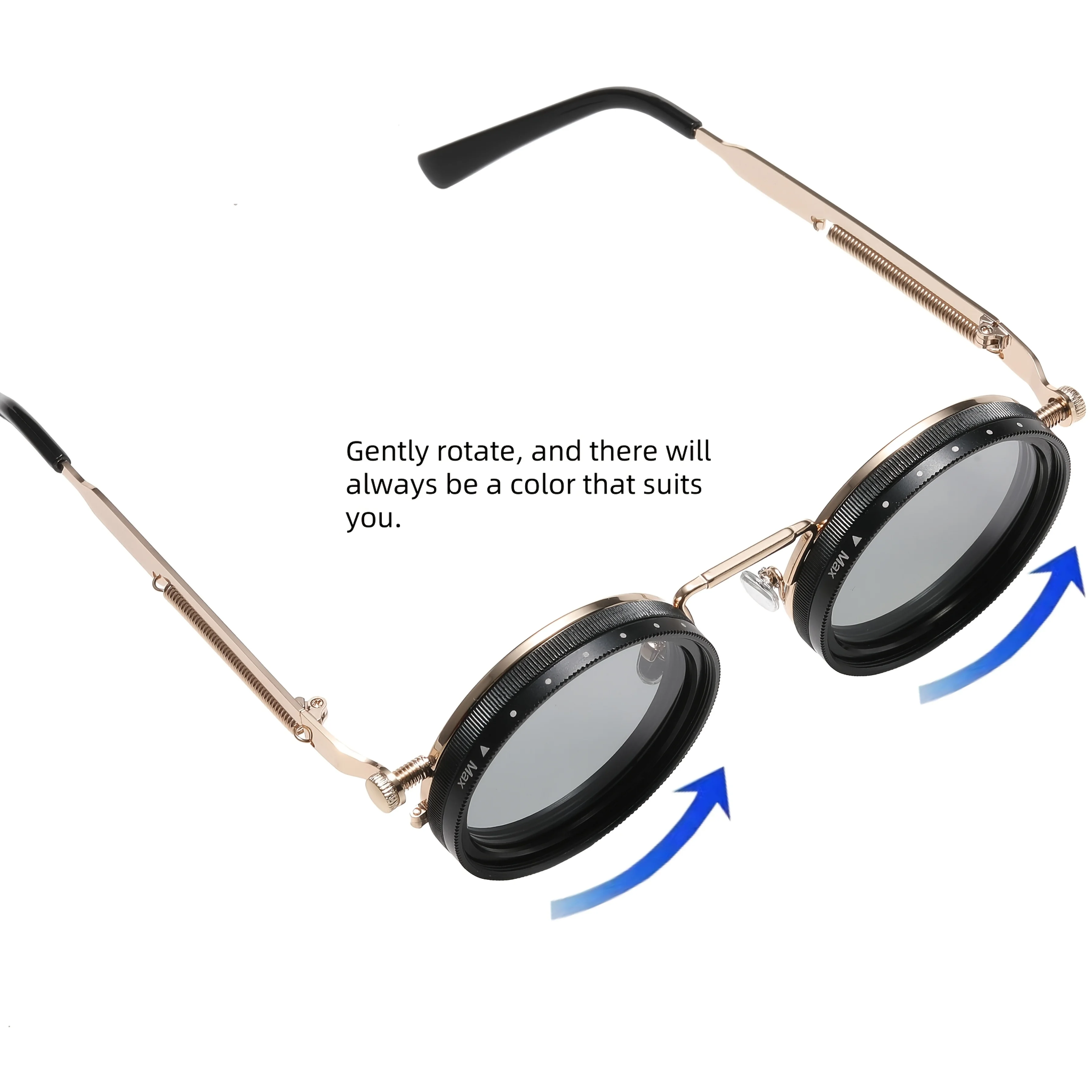 CHROMA — Retro Look & Adjustable Tint Sunglasses · Unisex