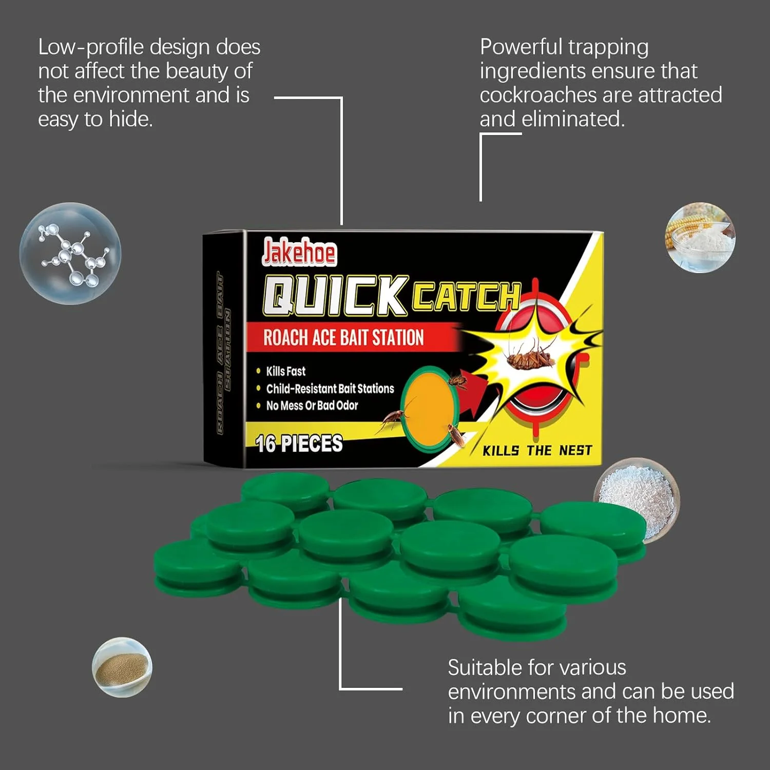 Roach Ace™ Bait Stations — End Cockroach Infestations for Good