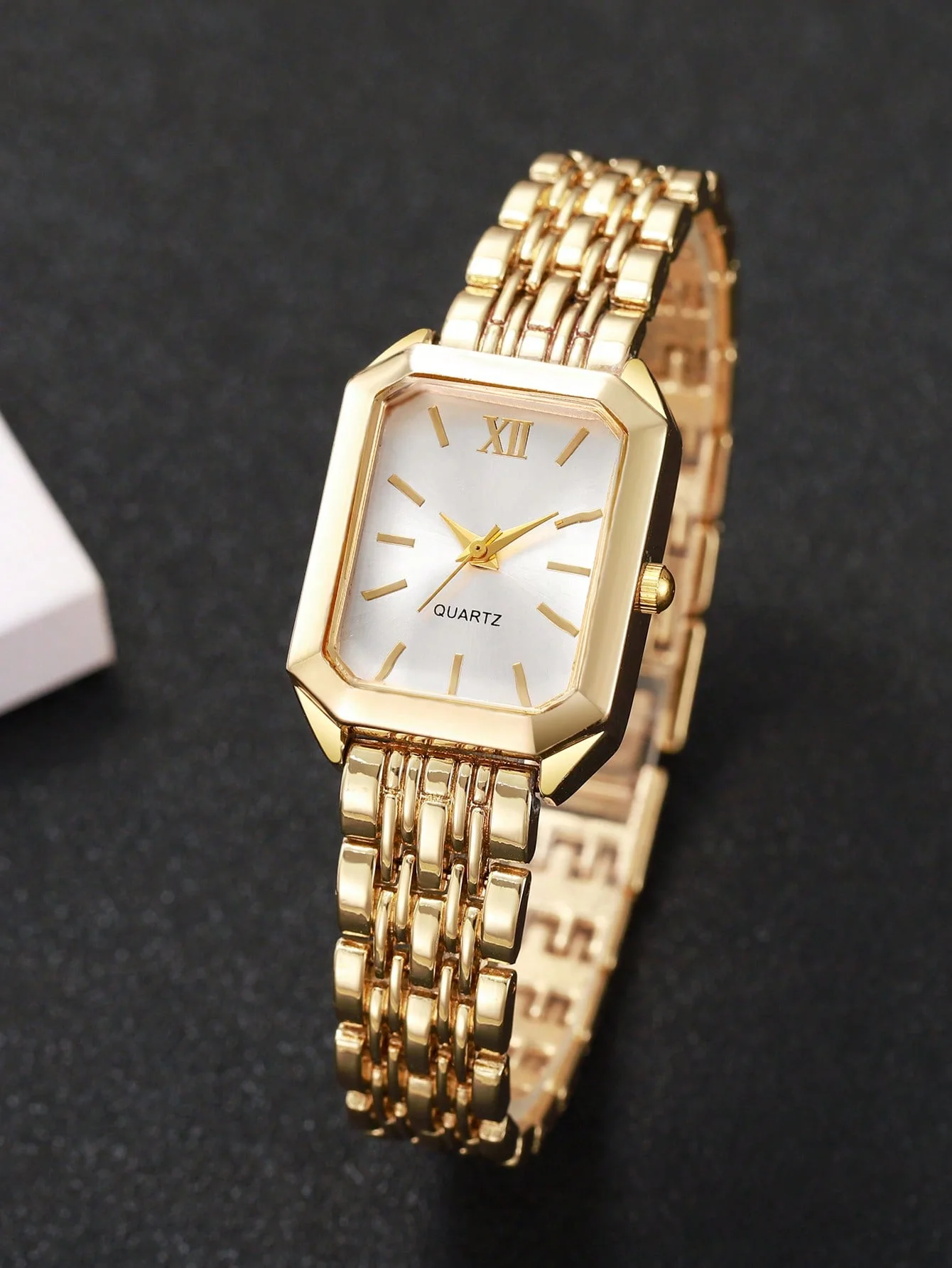 INFINÉE — 4-Piece Golden Watch & Jewellery Set · Because She Deserves Forever
