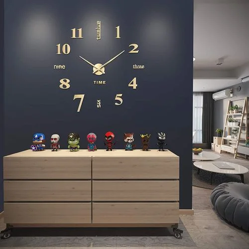 GoldAura™ Modern 3D Wall Clock