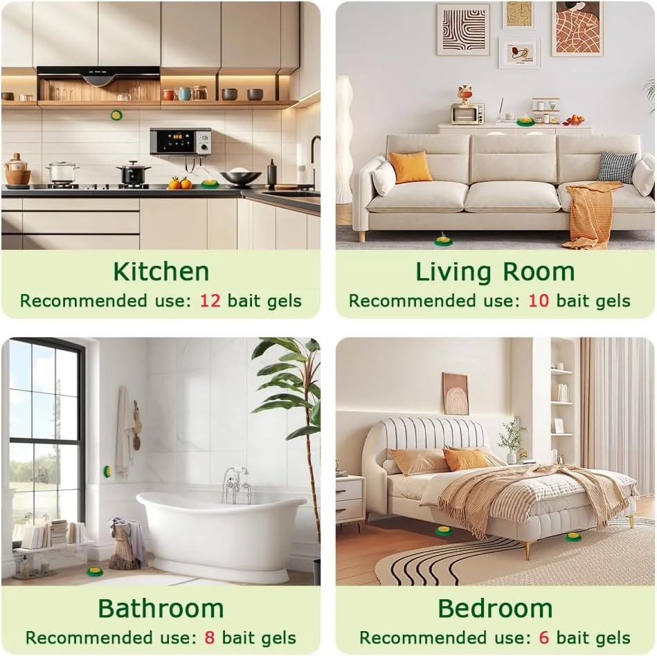 Ultimate Roach Defense™ – 16-Piece Long-Lasting Bait Set