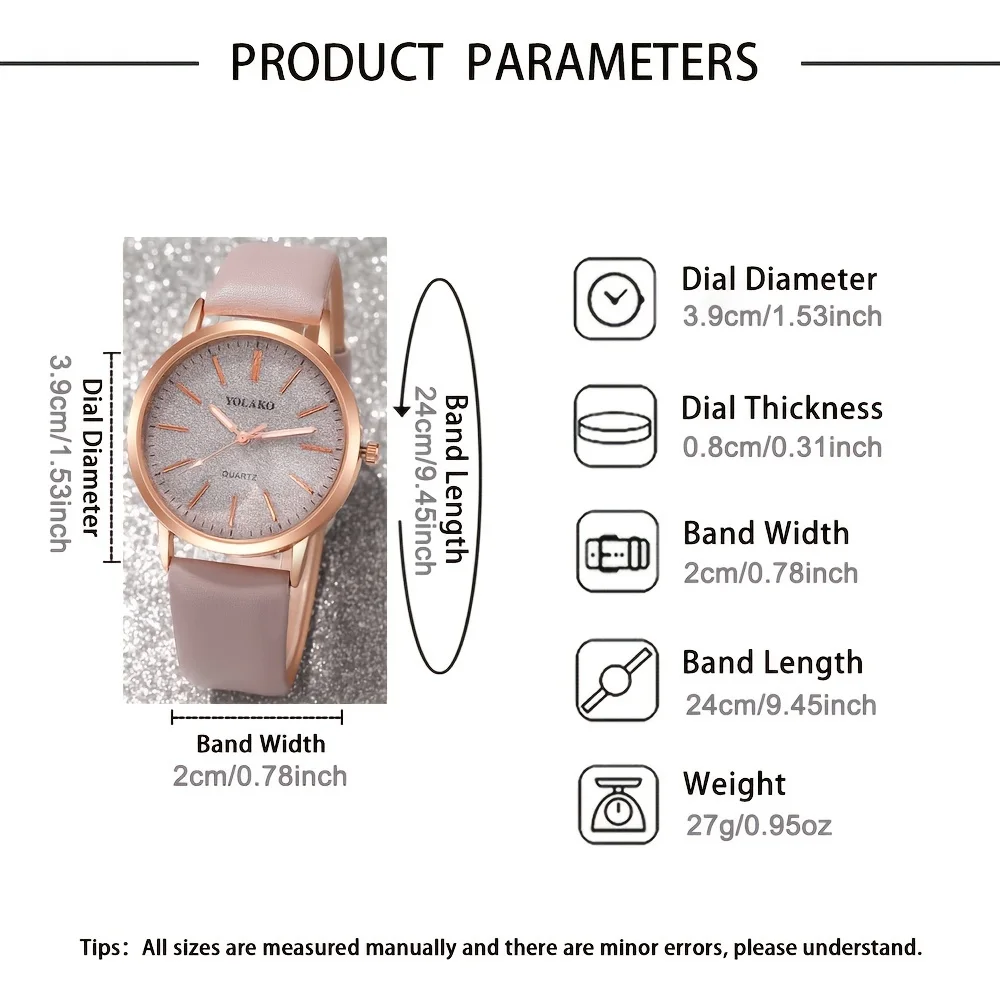 Royelle Blush Queen Set — Elegant Watch & Jewelry Collection