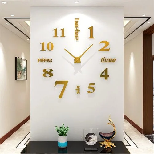 GoldAura™ Modern 3D Wall Clock