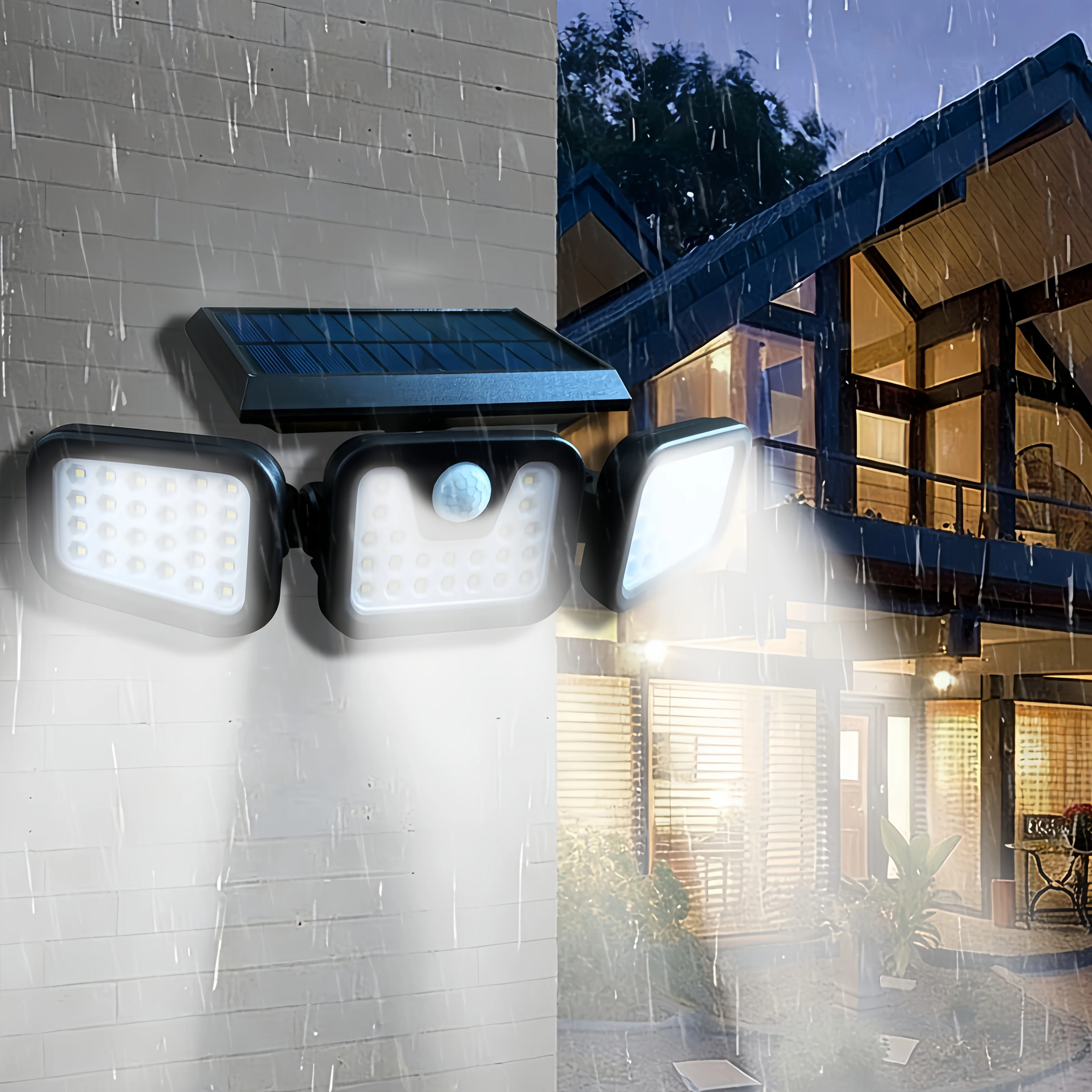 Arit Solar Motion Security Light – 198 LED Ultra-Bright Outdoor Protection