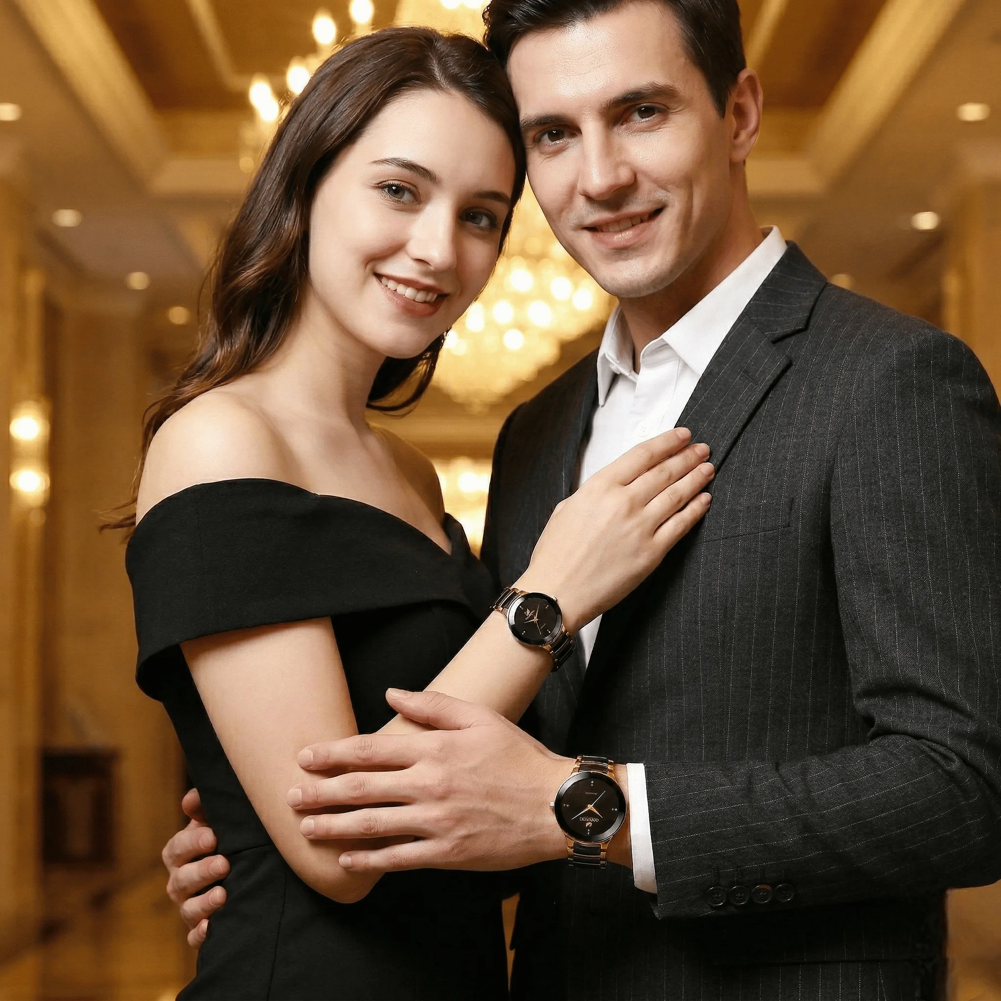 Orlando Premium Duo Watch Set – Elegant Pair for Couples