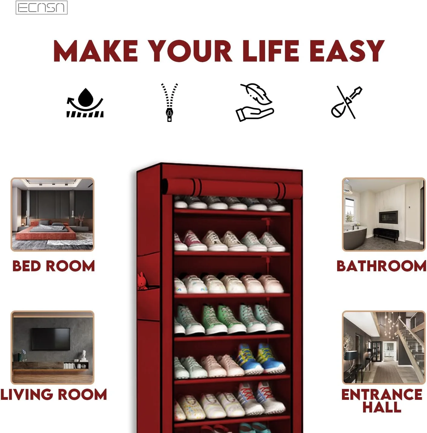 10-Tier Mega Shoe Organizer – Space-Saving, Dust-Proof & Built to Last