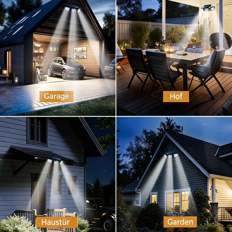 Arit Solar Motion Security Light – 198 LED Ultra-Bright Outdoor Protection