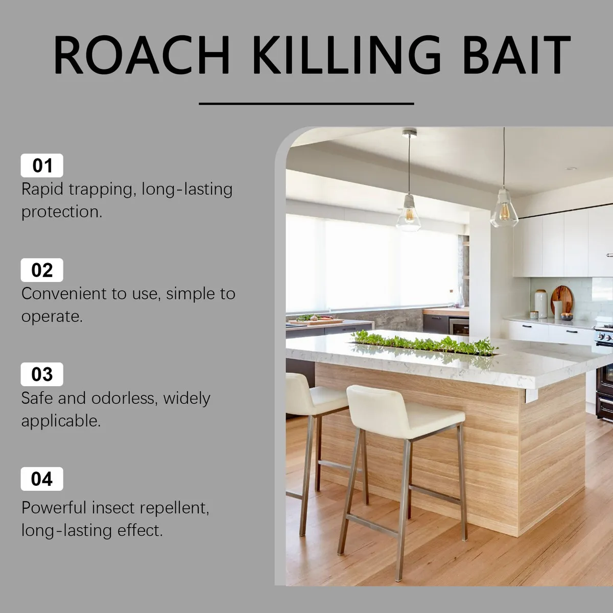 Ultimate Roach Defense™ – 16-Piece Long-Lasting Bait Set