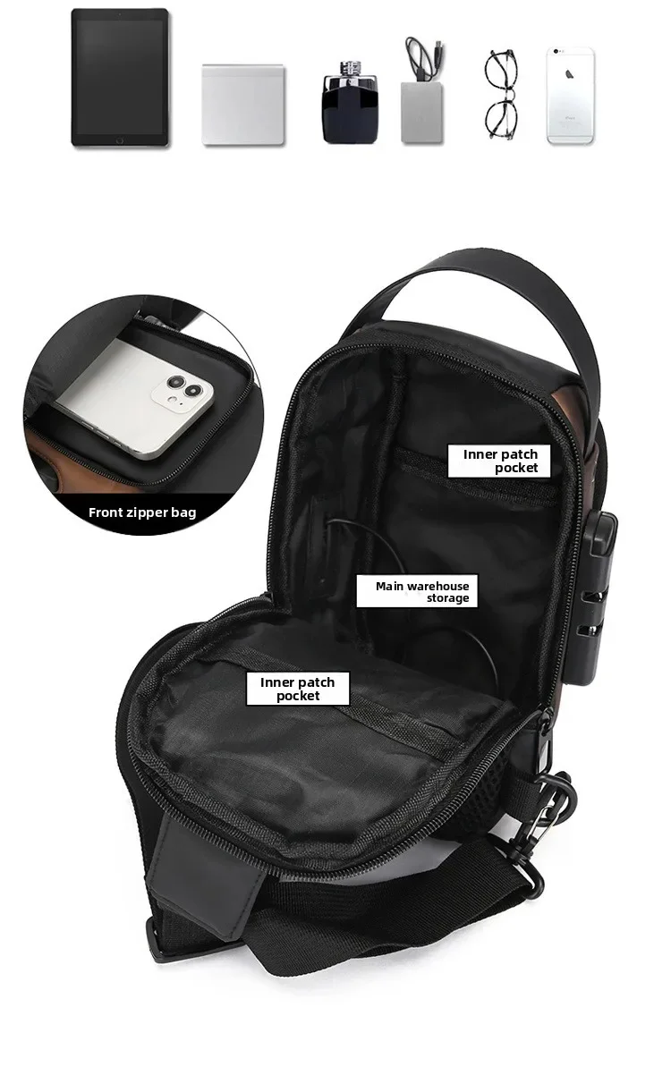 ZINGER™ Chest Bag | Anti-Theft Design for Men with Purpose