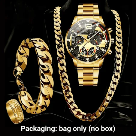 Luxury Men’s Watch Set – Timeless Style & Power