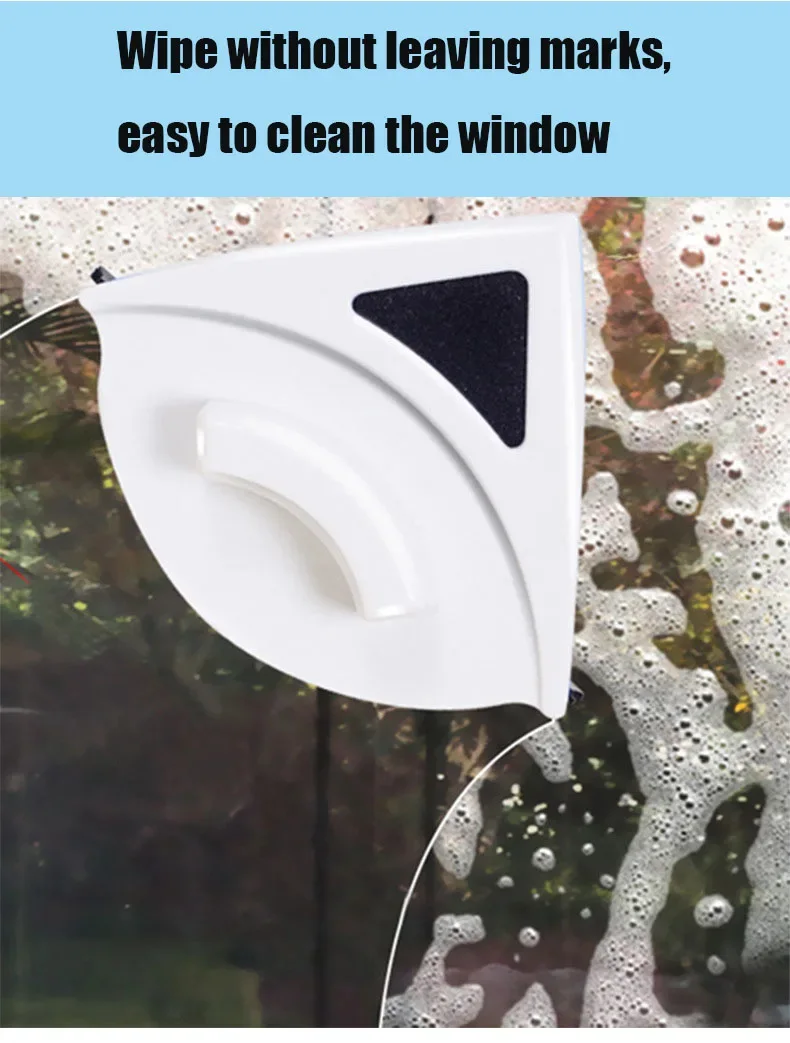 Double-Sided Magnetic Window Cleaner – Clean Both Sides in One Swipe