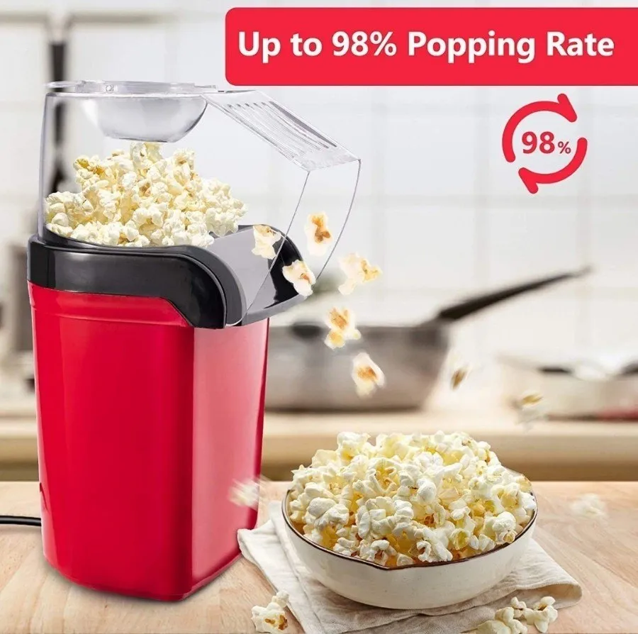 SENBOWE Mini Popcorn Maker – Instant Hot, Healthy Popcorn