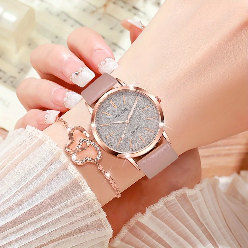 Royelle Blush Queen Set — Elegant Watch & Jewelry Collection