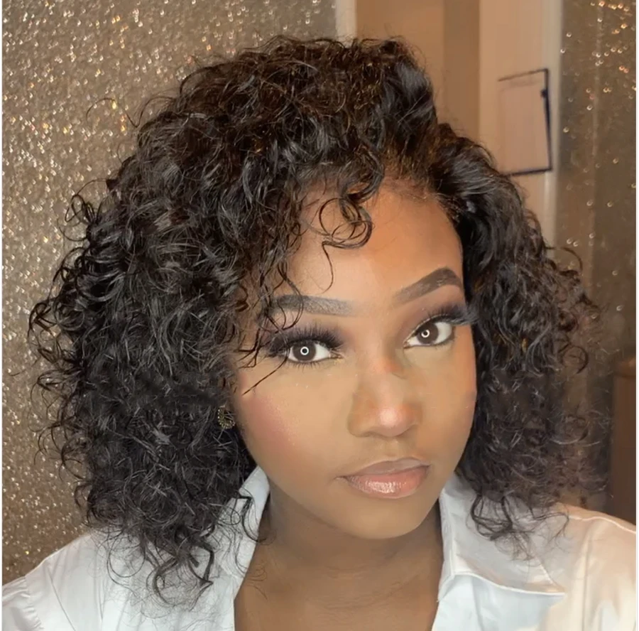 360 Water Wave Bob: Glueless, Human Hair Perfection