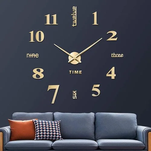 GoldAura™ Modern 3D Wall Clock
