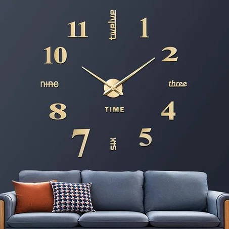 GoldAura™ Modern 3D Wall Clock