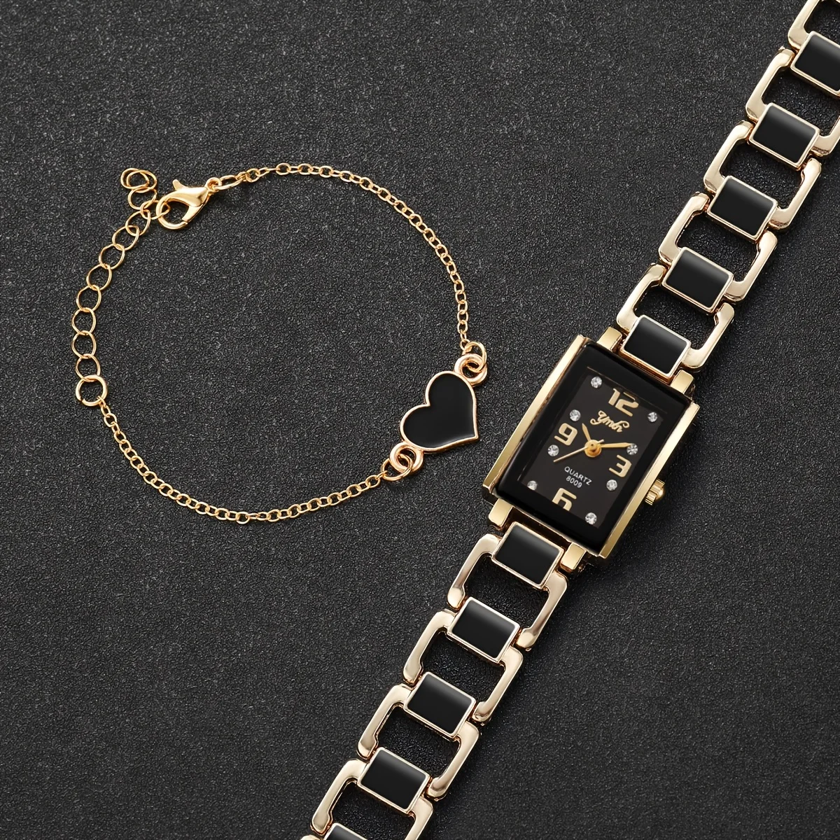 Timeless Love Couple Watch Set – Elegant Matching Watches & Bracelets