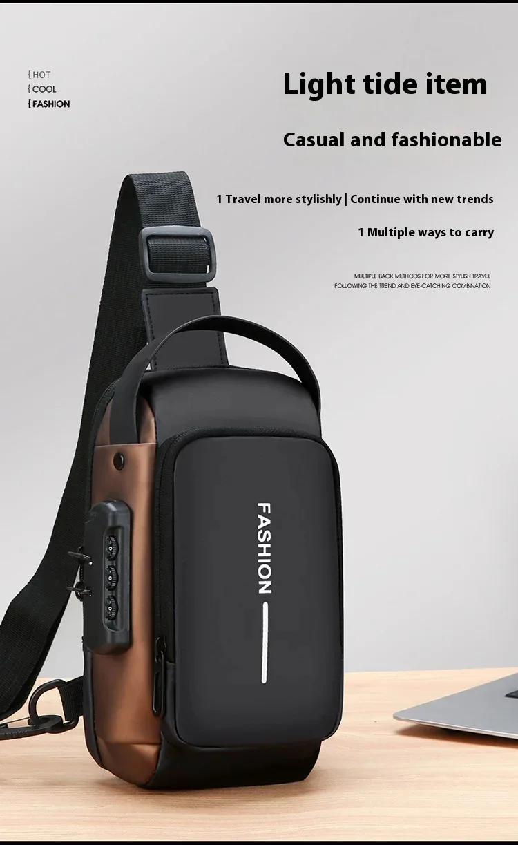 ZINGER™ Chest Bag | Anti-Theft Design for Men with Purpose