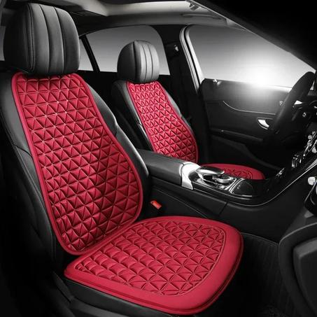 طقم أغطية المقاعد الأمامية للسيارة من قماش الليكرا | حماية كاملة وراحة فائقة