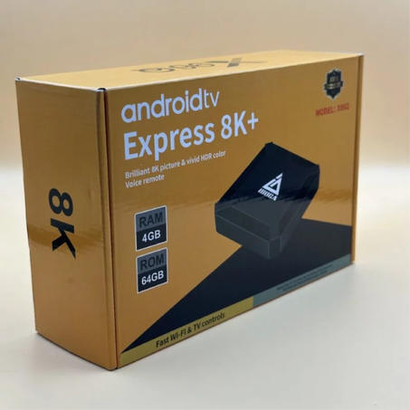 Tv Box AndroidTV Express 8K+ 4Go 64Go
