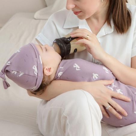 قماط أطفال مع قبعة