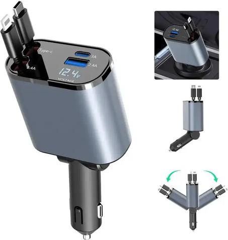 Retractable Car Charger Auton
