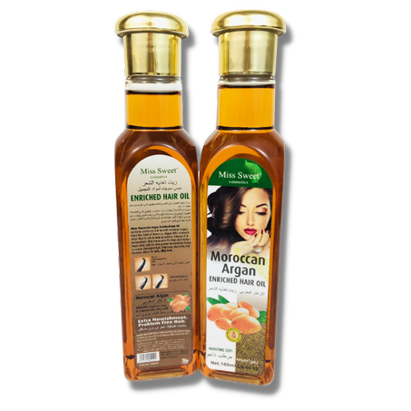 زيت الأرجان المغربي لتغذية الشعر - Moroccan Argan Enriched Hair Oil