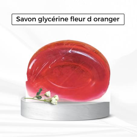 savon glycérine fleur doranger