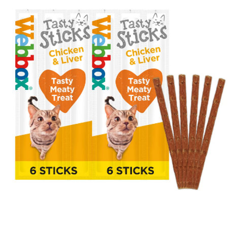 Webbox Sticks 6*5g Chicken & Liver