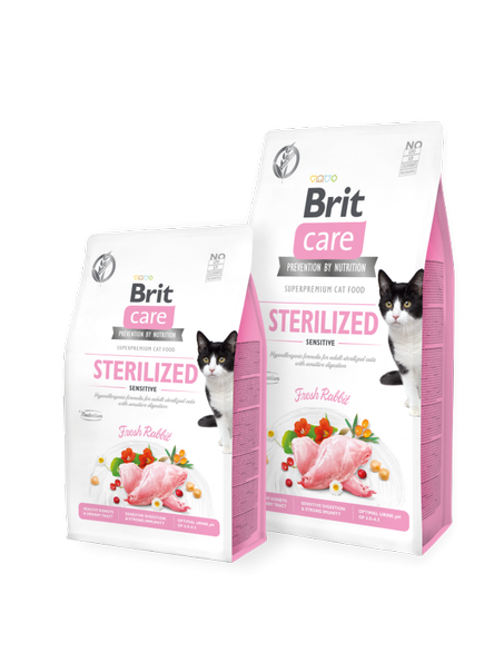 Brit Care Cat Grain-Free Sterilized Sensitive 2kg / 7kg