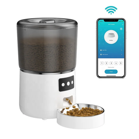 موزع الأكل الاتوماتيكي  Distributeur automatique de croquettes l wifi