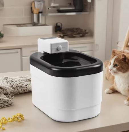 نافورة ماء لاسلكية للقطط – سعة 2 لتر l Fontaine sans fil avec detecteur de mouvement
