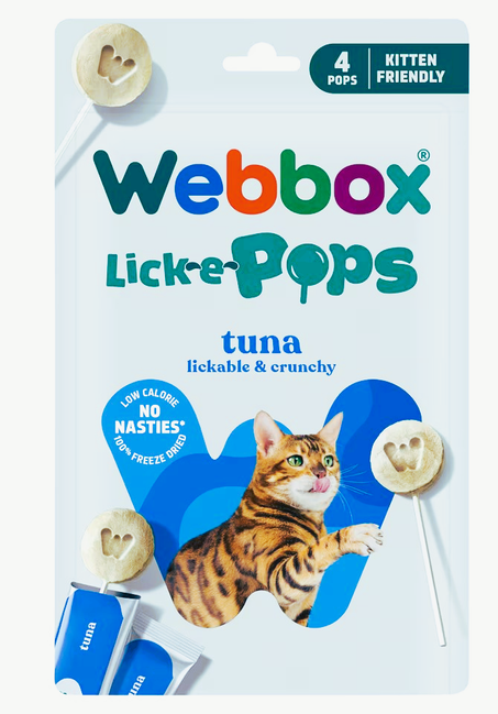 Lick -e- Pops Tuna  Webbox 5pcs
