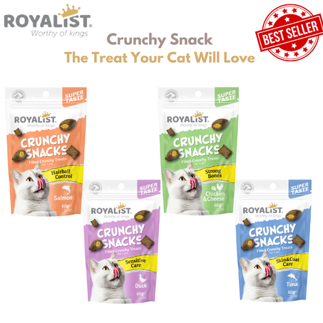Royalist Crunchy snaks 60 g مكافات مقرمشة للقطط