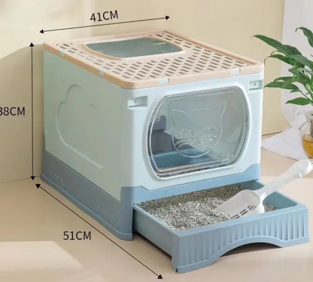 Litter box (صندوق فضلات للقطط (مغلق