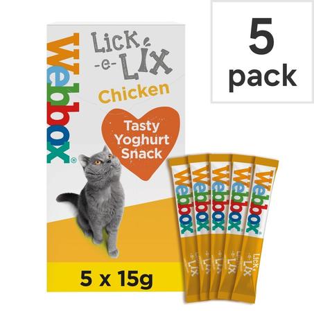 Webbox Lick e Lix  Chicken (5 x 15g)