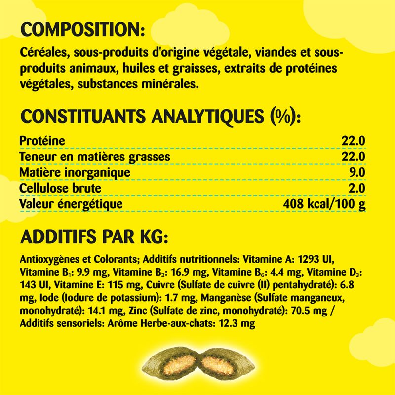 Friandises pour chat Catisfactions au fromage 60 gr Catisfactions